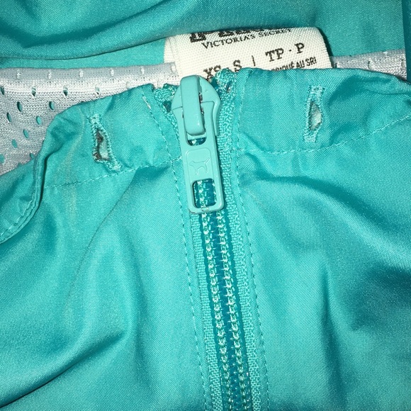 Pink VS Y2K Anorak zip up teal & black jacket - Picture 6 of 6
